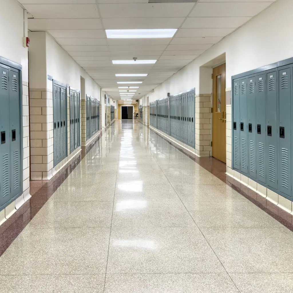 Clean corridor in Lewes