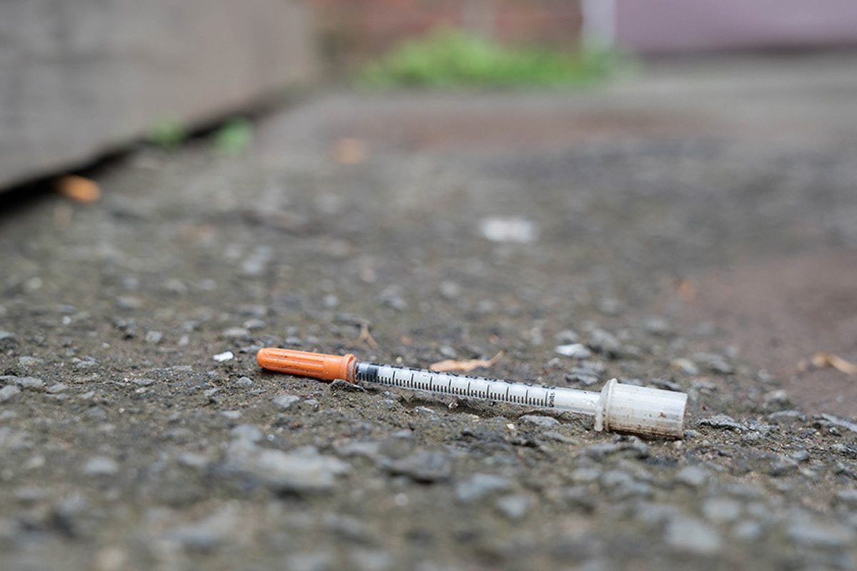 Needle Sweep Sharps Removal