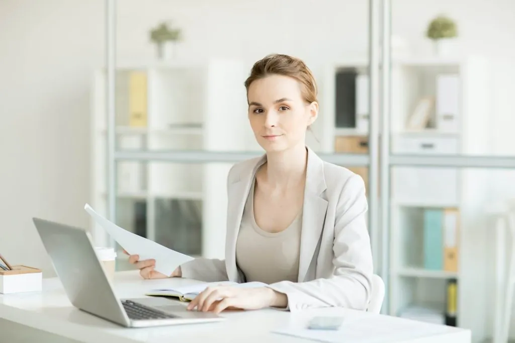 Woman at work