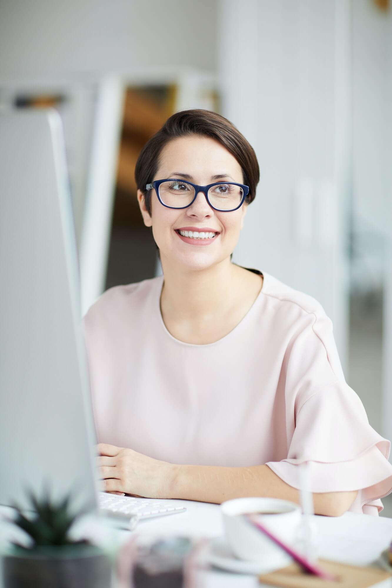 Cheerful Employee